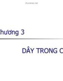 Chương 3: DÂY TRONG CCN