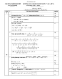 Đáp án đề thi thử vào lớp 10 môn Toán lần 1 năm 2017-2018 - THPT Chuyên Nguyễn Huệ