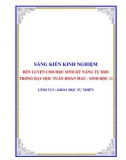 Sáng kiến kinh nghiệm THPT: Rèn luyện cho học sinh kỹ năng tự học trong dạy học Tuần hoàn máu - Sinh học 11