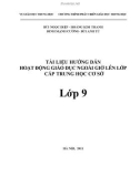 Tài liệu hướng dẫn hoạt động giáo dục ngoài giờ lên lớp cấp trung học cơ sở - Lớp 9