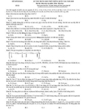 Đề thi minh họa THPT Quốc gia môn Hóa năm 2020 - Đề số 25