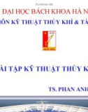 Bài tập kỹ thuật thủy khí IV