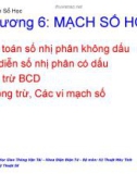 Chương 6: Lý Thuyết mạch Số Học