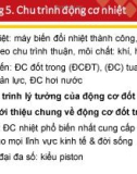 Bài giảng Nhiệt động học: Chương 5 - Nguyễn Thế Lương