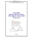 Giáo trình Điện kỹ thuật (Nghề: Điện tử công nghiệp - Cao đẳng) - Trường CĐ Kỹ thuật Việt Đức Hà Tĩnh