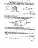 Đề thi học kỳ 2 năm 2015-2016 môn Tín hiệu và hệ thống