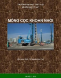 Bài giảng Móng cọc khoan nhồi - PGS. TS Nguyễn Hữu Thái