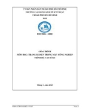 Giáo trình Trang bị điện trong máy công nghiệp (Ngành: Công nghệ kỹ thuật cơ khí) - CĐ Kinh tế Kỹ thuật TP.HCM