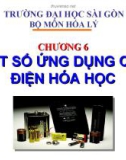 Giáo án điện tử môn Hóa Học: Một số ứng dụng của điện hóa học