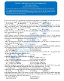 Hóa 12: Oxi hóa lipit-phản ứng cháy và xà phòng hóa (Bài tập tự luyện) - GV. Phùng Bá Dương