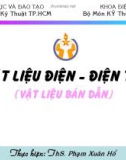 Bài giảng VẬT LIỆU BÁN DẪN