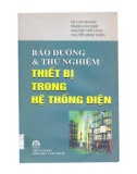 Bảo trì hệ thống và thiết bị điện: Phần 1