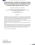 Mô hình can thiệp cải thiện việc điều trị bệnh nhân đột quỵ não có chỉ định sử dụng thuốc tiêu huyết khối tại Bệnh viện Đa khoa Phố Nối giai đoạn 2021-2022