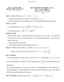 Đề Thi Thử Đại Học Khối A, A1, B, D Toán 2013 - Phần 18 - Đề 10