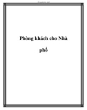 Phòng khách cho Nhà phố