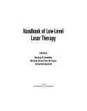 Ebook Handbook of low-level laser therapy: Part 1