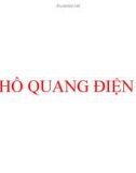 Bài giảng Hồ quang điện