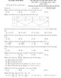 Đề thi thử THPT Quốc gia môn Toán năm 2019 có đáp án - Sở GD&ĐT Ninh Bình (Lần 1)