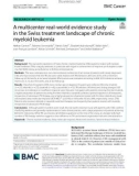 A multicenter real-world evidence study in the Swiss treatment landscape of chronic myeloid leukemia