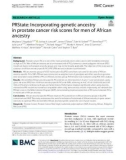 PRState: Incorporating genetic ancestry in prostate cancer risk scores for men of African ancestry