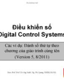 Điều khiển số (Digital Control Systems