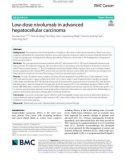 Low-dose nivolumab in advanced hepatocellular carcinoma