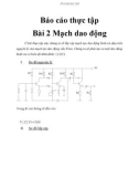 Báo cáo thực tập: Mạch dao động