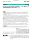 Epidemiologic patterns of biliary tract cancer in the United States: 2001–2015