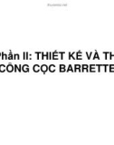 Bài giảng Cọc và tường Barrette - Phần II