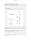 Nguyên tắc hoạt động của Transistor