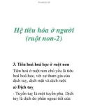 Hệ tiêu hóa ở người (ruột non-2)