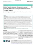 Risk of cardiovascular diseases in cancer patients: A nationwide representative cohort study in Taiwan