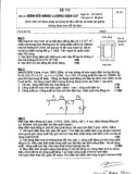 Đề thi cuối kỳ Biến đổi năng lượng điện cơ - Năm học 2014 - 2015
