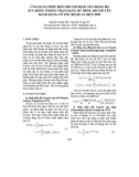 Ứng dụng phép biến đổi Fourier nén đồng bộ suy rộng trong nhận dạng hư hỏng bộ truyền bánh răng có tốc độ quay biến đổi