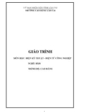 Giáo trình Điện kỹ thuật và điện tử công nghiệp (Nghề: Hàn) - Trường CĐ Cộng đồng Lào Cai