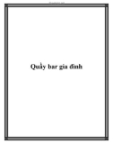 Quầy bar gia đình