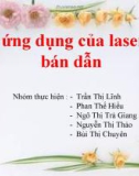 Ứng dụng của Laser bán dẫn và kỹ thuật bán dẫn