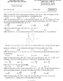 Đề thi định kỳ môn Toán 12 năm 2020-2021 có đáp án - Trường THPT Việt Yên số 1 (Lần 1)