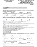 Đề thi thử THPT QG môn Vật lí năm 2020-2021 có đáp án - Sở GD&ĐT Ninh Bình (Mã đề 001)