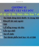 Bài giảng công nghệ đúc - Chương 6