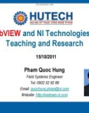 LabVIEW and NI Technologies in Teaching and Research