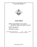 Giáo trình Bảo dưỡng và sửa chữa hệ thống nhiên liệu động cơ xăng (Nghề: Công nghệ ô tô - Cao đẳng) - Trường Cao đẳng nghề Đồng Tháp