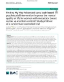 Finding My Way-Advanced: Can a web-based psychosocial intervention improve the mental quality of life for women with metastatic breast cancer vs attention-control? Study protocol of a randomised controlled trial