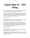 Ngành Điện tử - Viễn thông