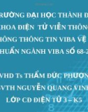 HỆ THÔNG THÔNG TIN VIBA VỆ TINH TIÊU CHUẨN NGÀNH VIBA