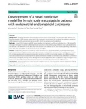 Development of a novel predictive model for lymph node metastasis in patients with endometrial endometrioid carcinoma