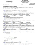 Đề thi KSCL môn Hóa học lớp 12 - THPT Nguyễn Văn Cừ - Mã đề 020