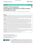 Analysis of the expression and prognostic significance of DDK complex in Hepatocarcinoma