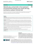 Afatinib plus osimertinib in the treatment of osimertinib-resistant non-small cell lung carcinoma: A phase I clinical trial