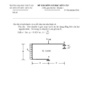Đề thi lại môn cơ học kết cấu 1 - Trường đại học Thủy Lợi - Đề số 13